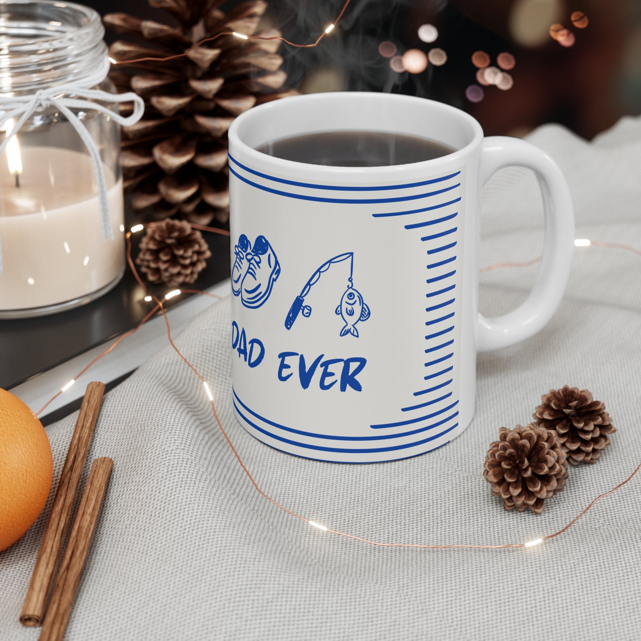 Best Dad Ever Mug — Ceramic Coffee Cup