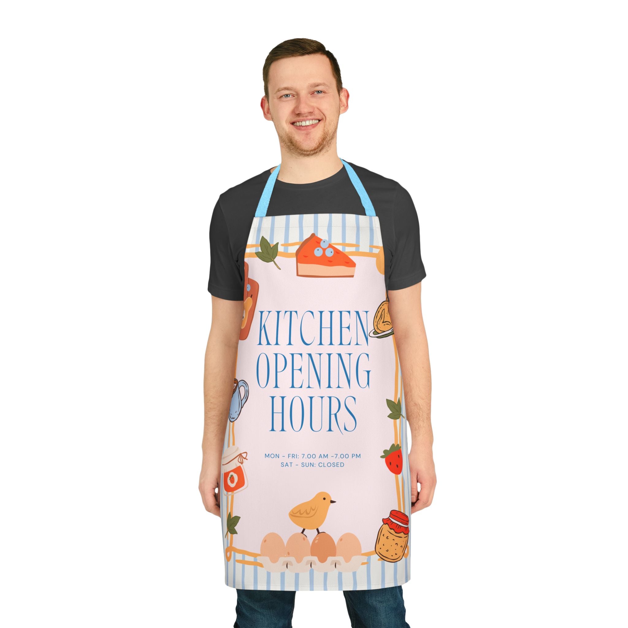 Opening Hours Funny Apron
