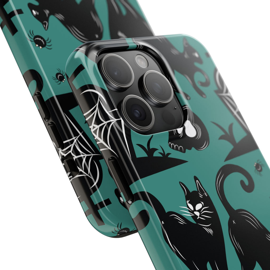 iPhone Case - Halloween Black Cats