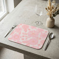 Pretty Retro Flowers Leather Placemat - Table Decor