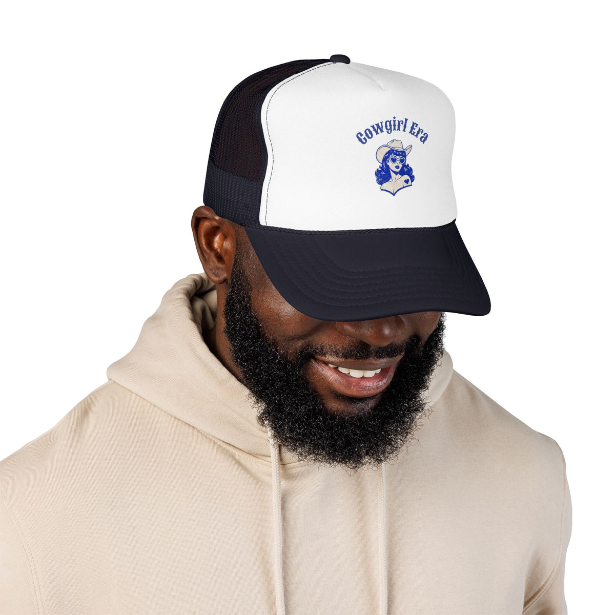 Cowgirl Era Print Foam Trucker Hat