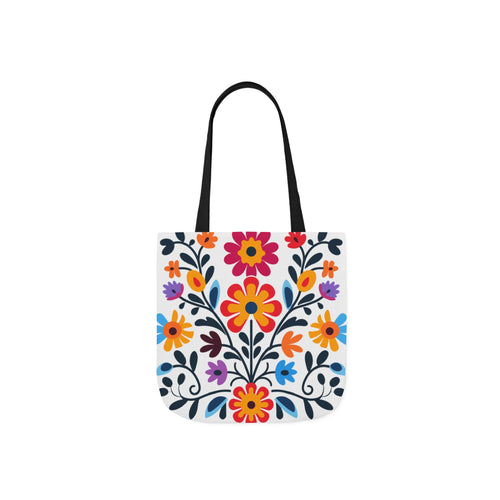 Canvas Tote Bag — Mexican Pattern Beach-Ready Shopper