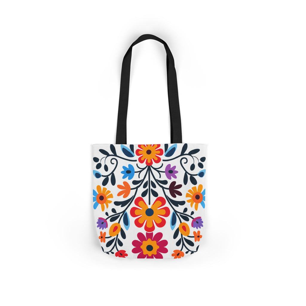 Canvas Tote Bag — Mexican Pattern Beach-Ready Shopper
