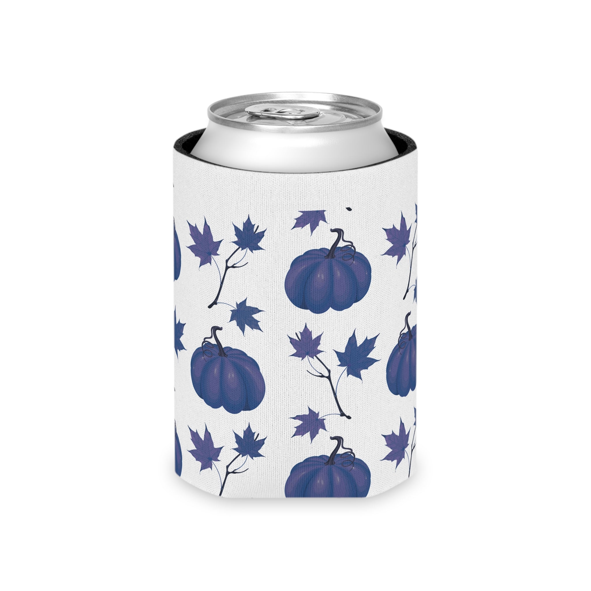 Blue Pumpkin Halloween Can Cooler –Fall Autumn Beverage