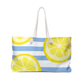 "When Life Gives You Lemons" Weekender Bag — Large Travel or Beach Tote