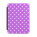 Purple White Polka Dot Kindle Case