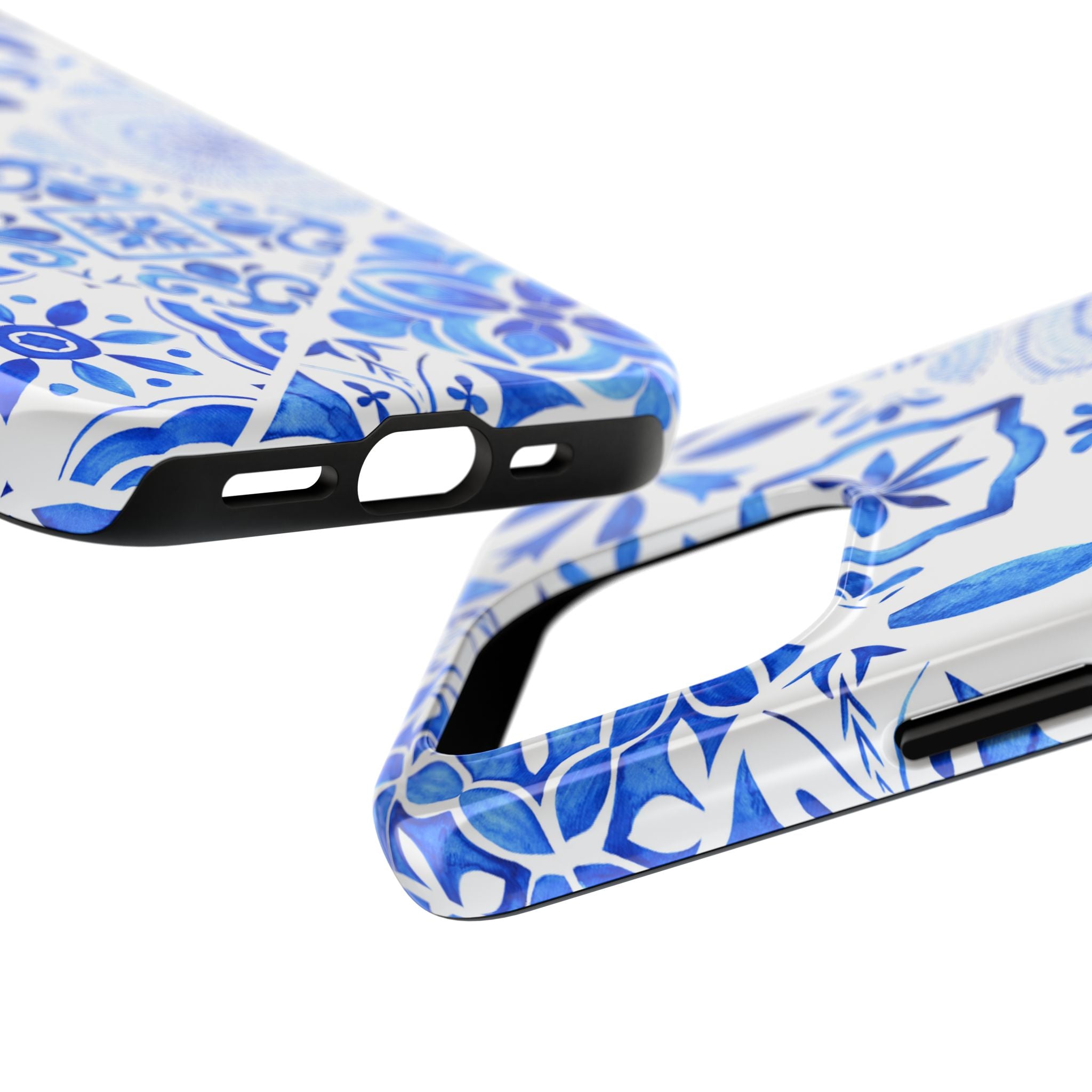iPhone Case Pastel Santorini Inspired Blue White