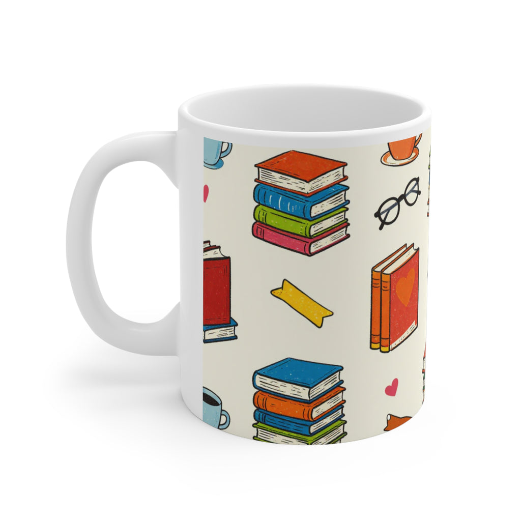 Book Lovers Mug — Ceramic Coffee Cup