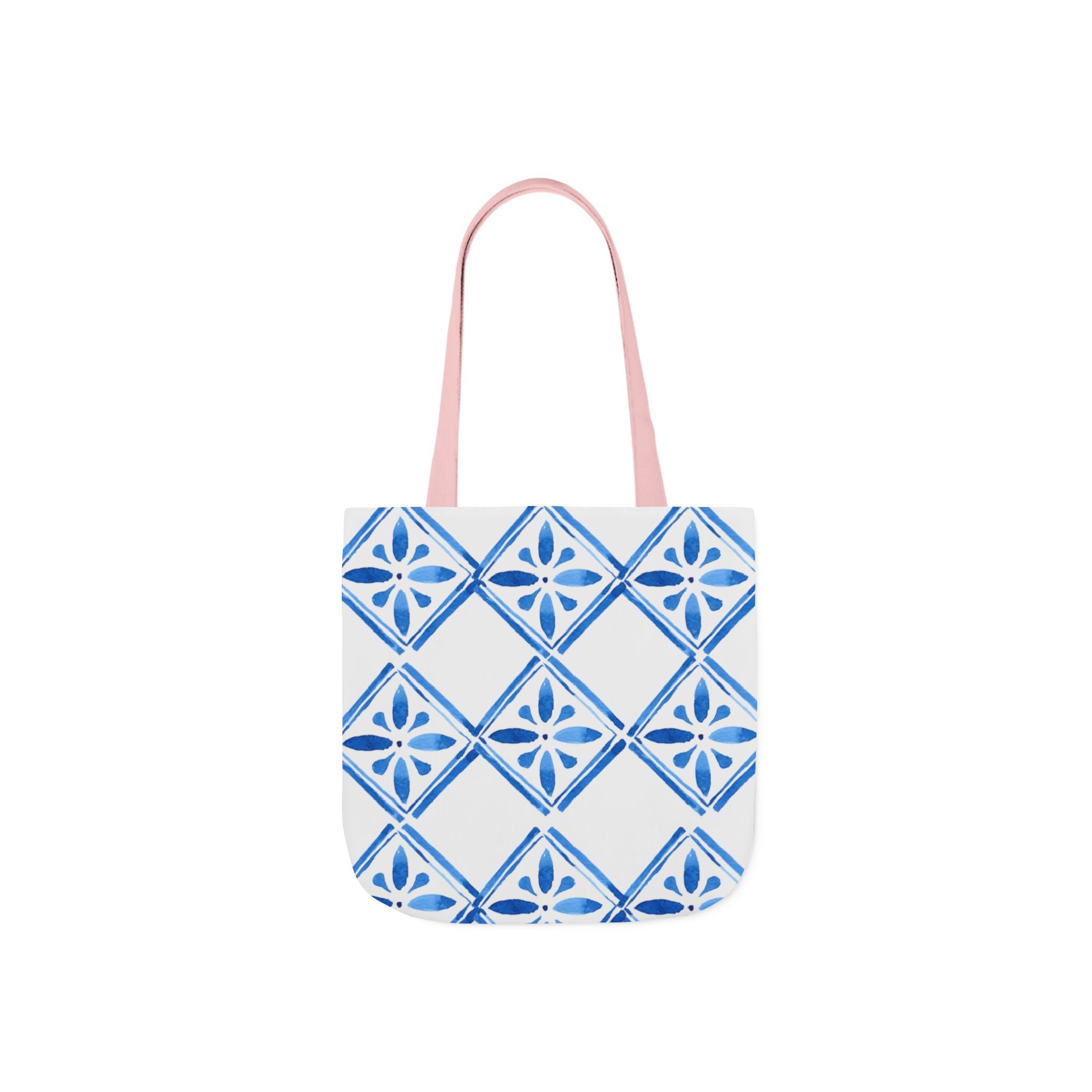 Canvas Tote Bag — Santorini Inspired Beach-Ready Shopper