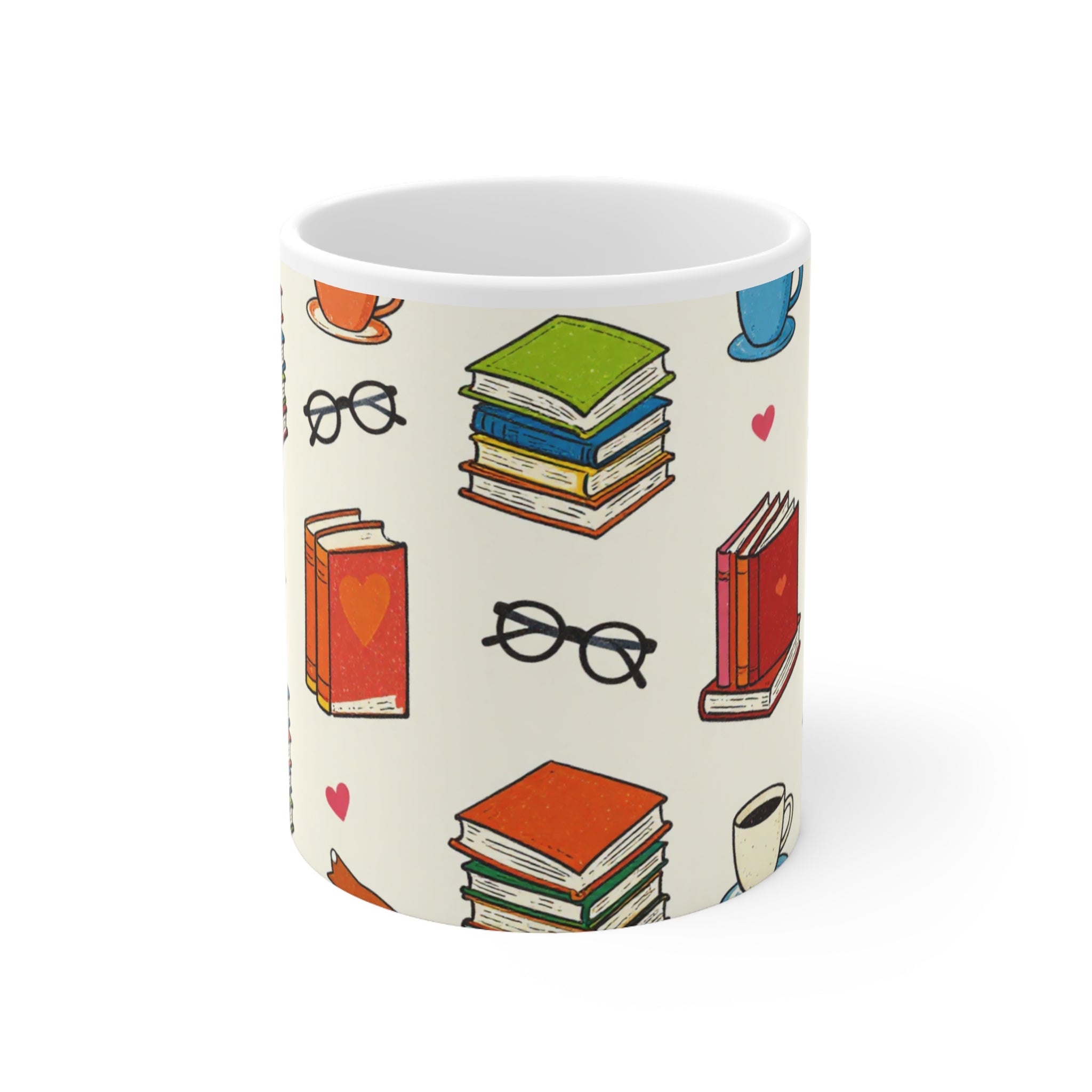 Book Lovers Mug — Ceramic Coffee Cup