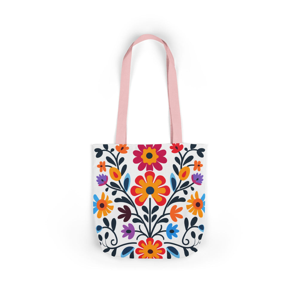 Canvas Tote Bag — Mexican Pattern Beach-Ready Shopper
