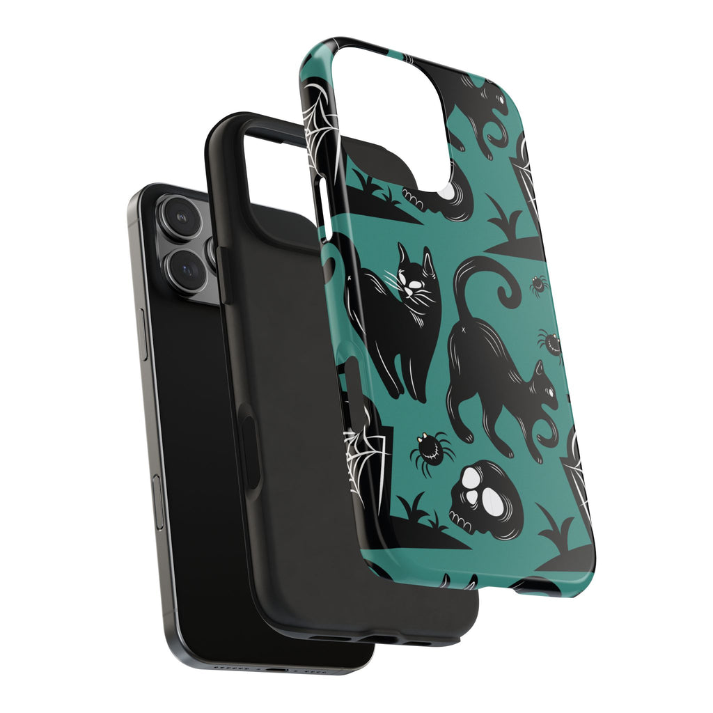 iPhone Case - Halloween Black Cats