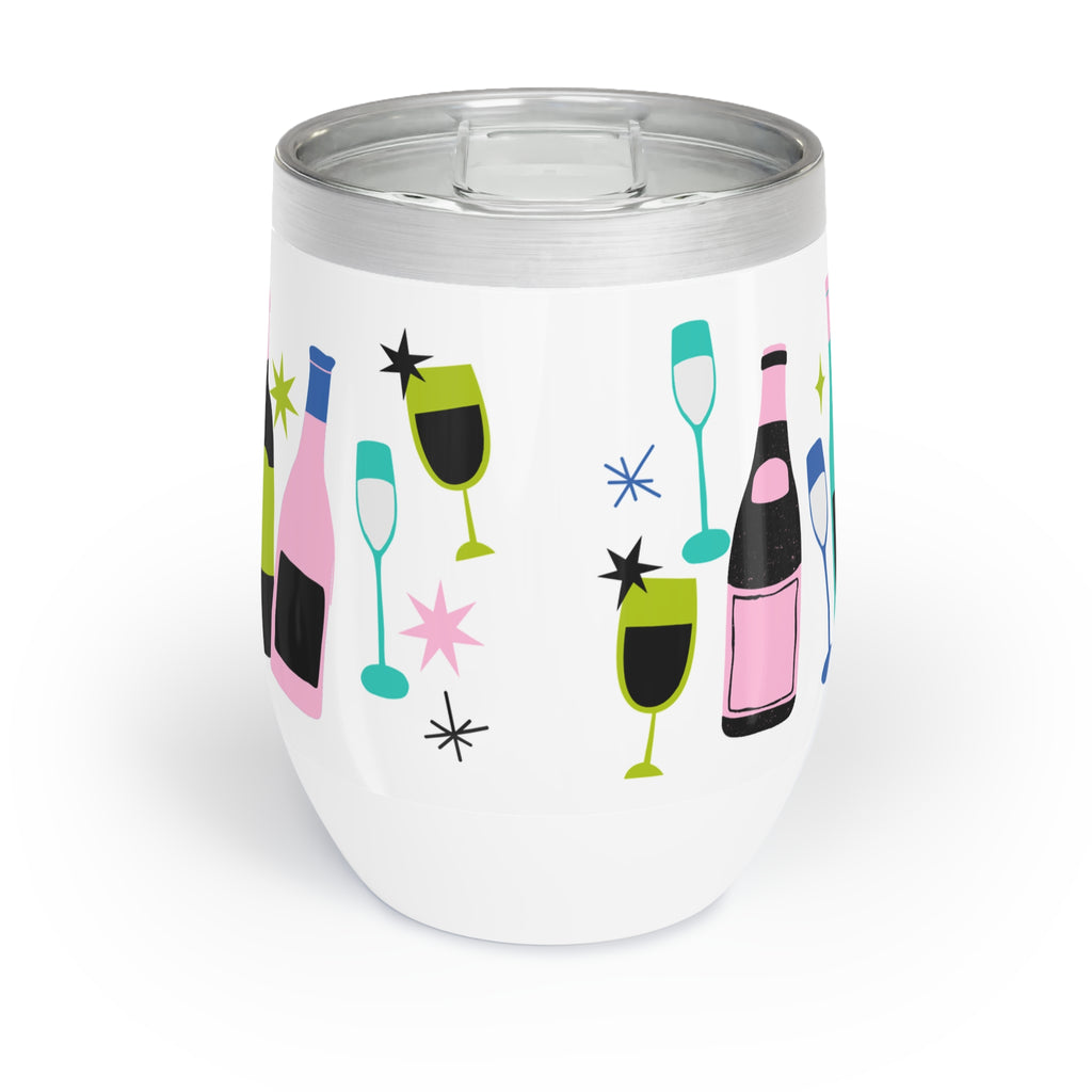 Chill Wine Tumbler - Colourful Wine Design
