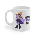 Resting Witch Face Mug — Ceramic Coffee Cup