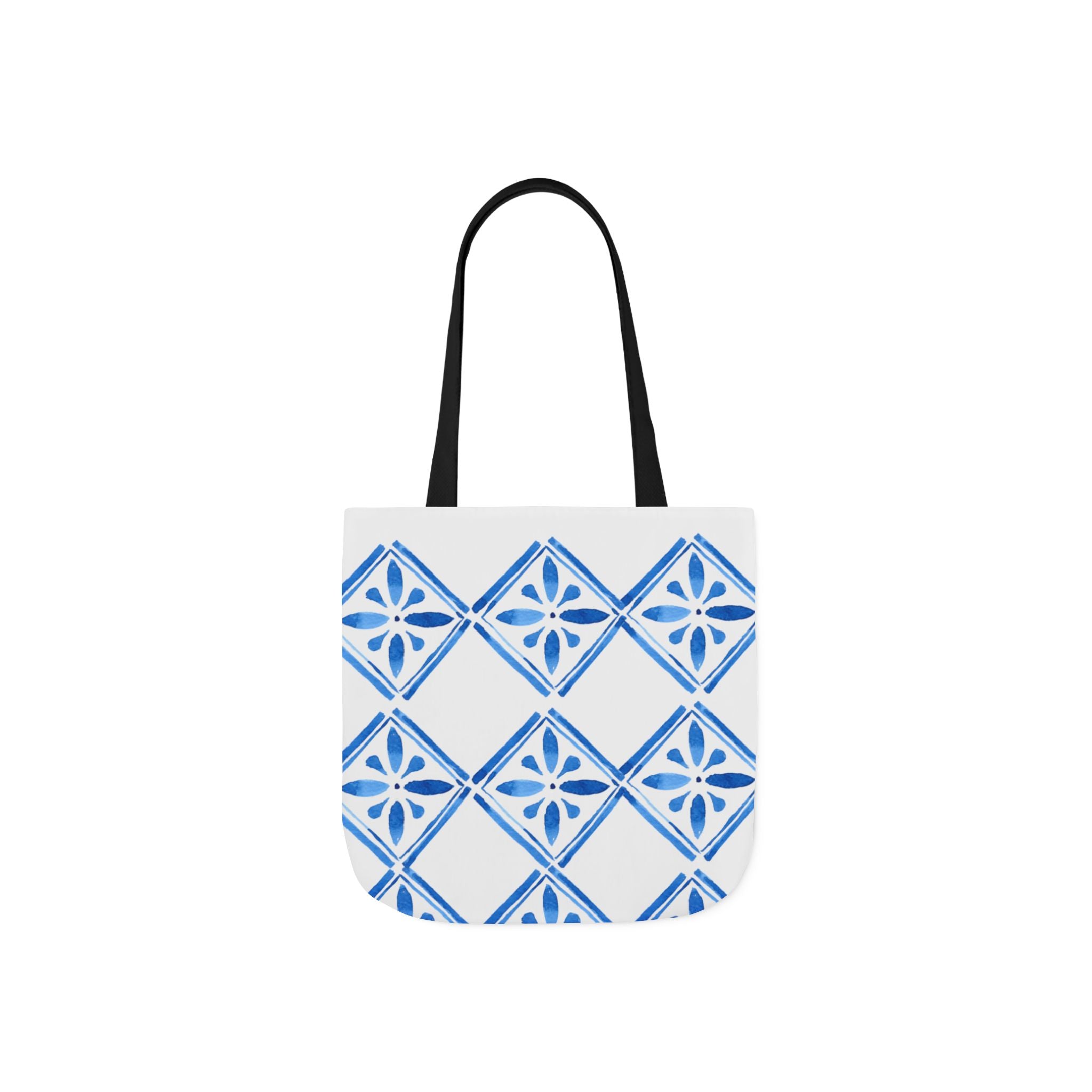 Canvas Tote Bag — Santorini Inspired Beach-Ready Shopper