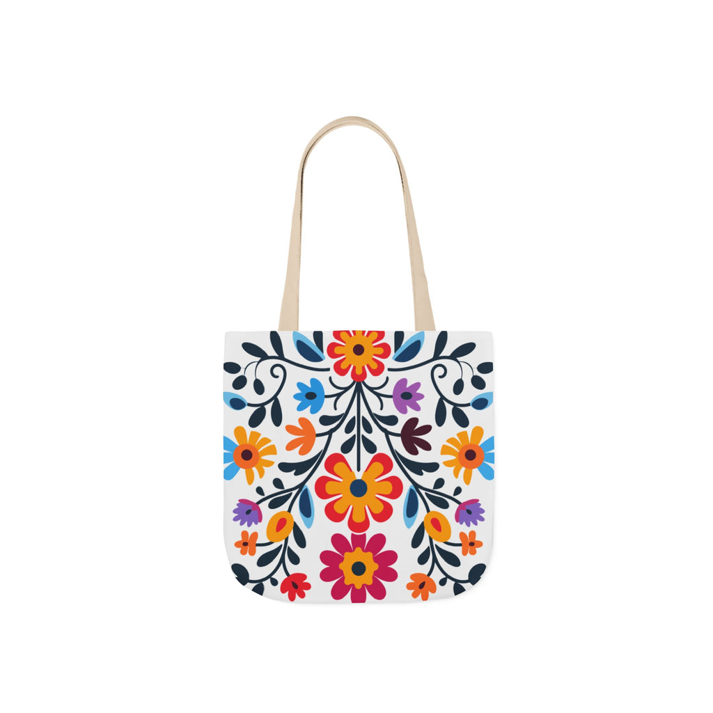 Canvas Tote Bag — Mexican Pattern Beach-Ready Shopper