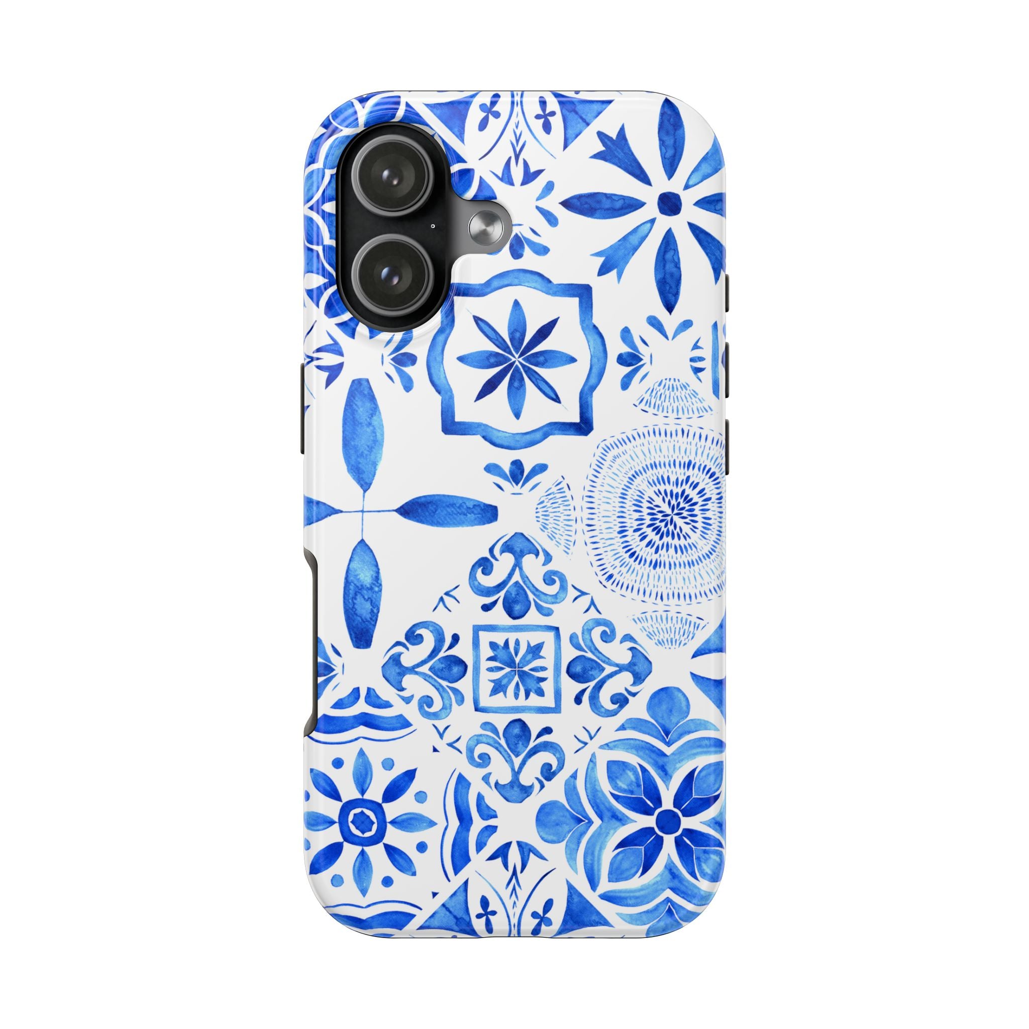 iPhone Case Pastel Santorini Inspired Blue White