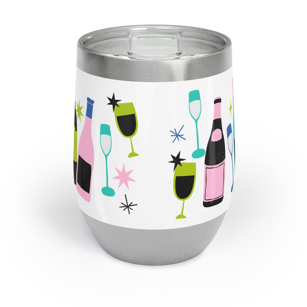 Chill Wine Tumbler - Colourful Wine Design