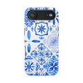 iPhone Case Pastel Santorini Inspired Blue White