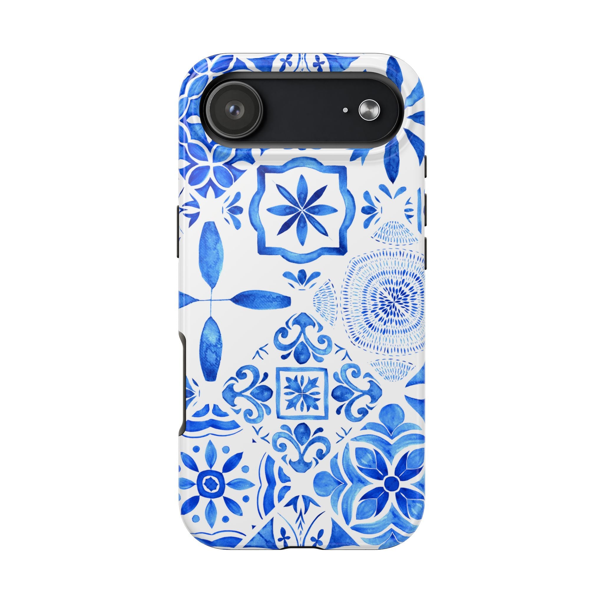 iPhone Case Pastel Santorini Inspired Blue White
