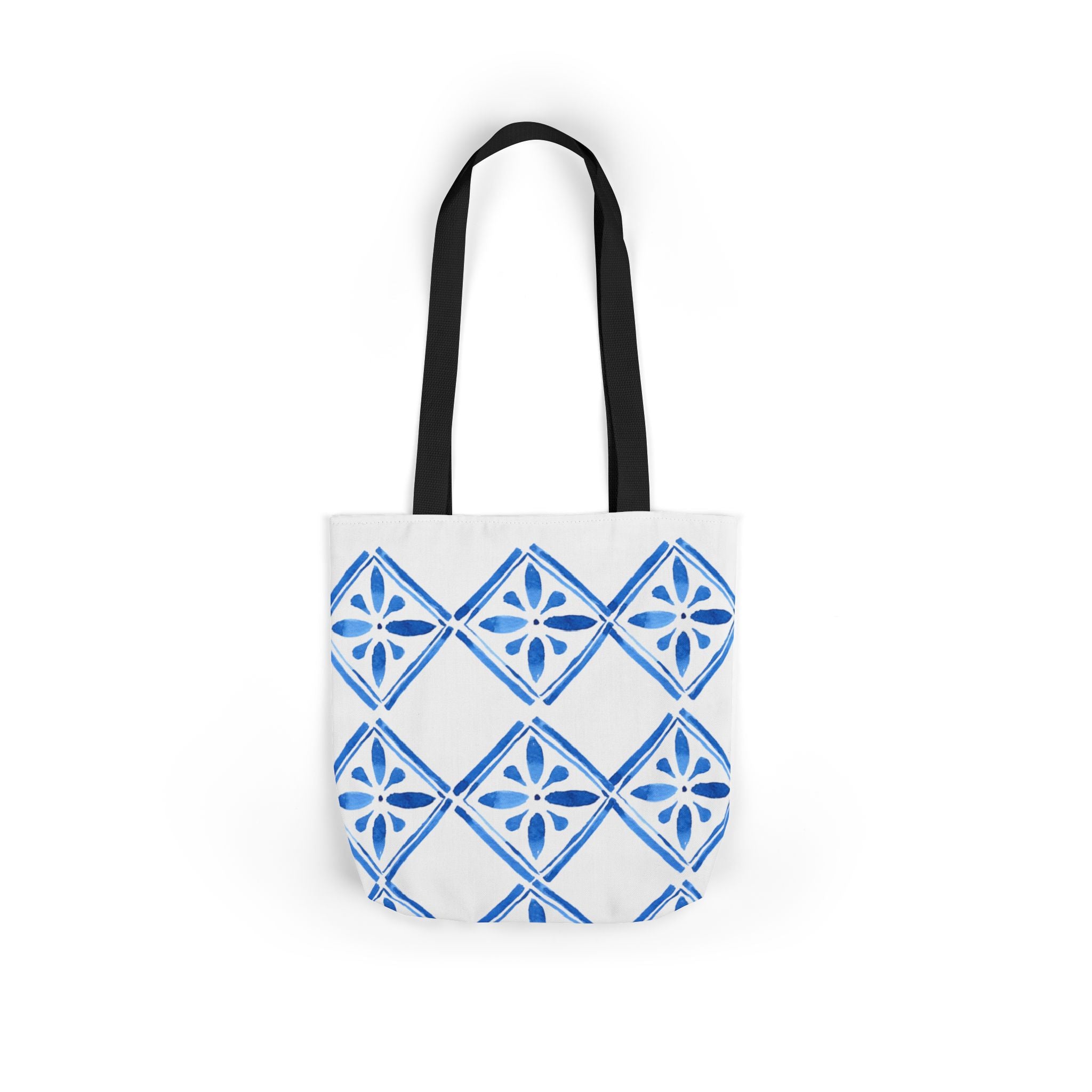 Canvas Tote Bag — Santorini Inspired Beach-Ready Shopper