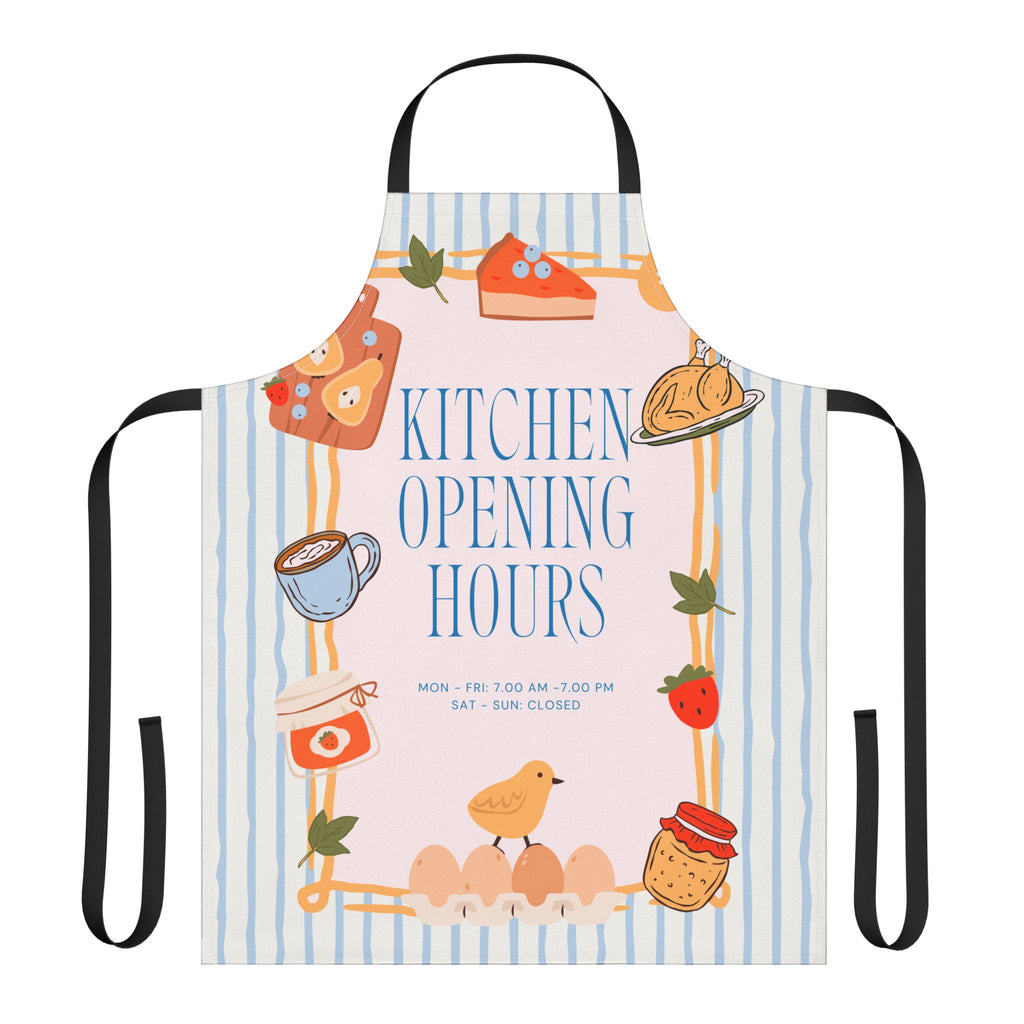 Opening Hours Funny Apron