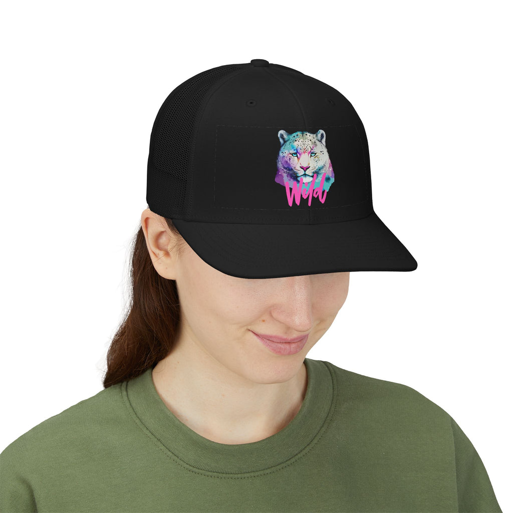 Wild Pastel Trucker Cap - Black