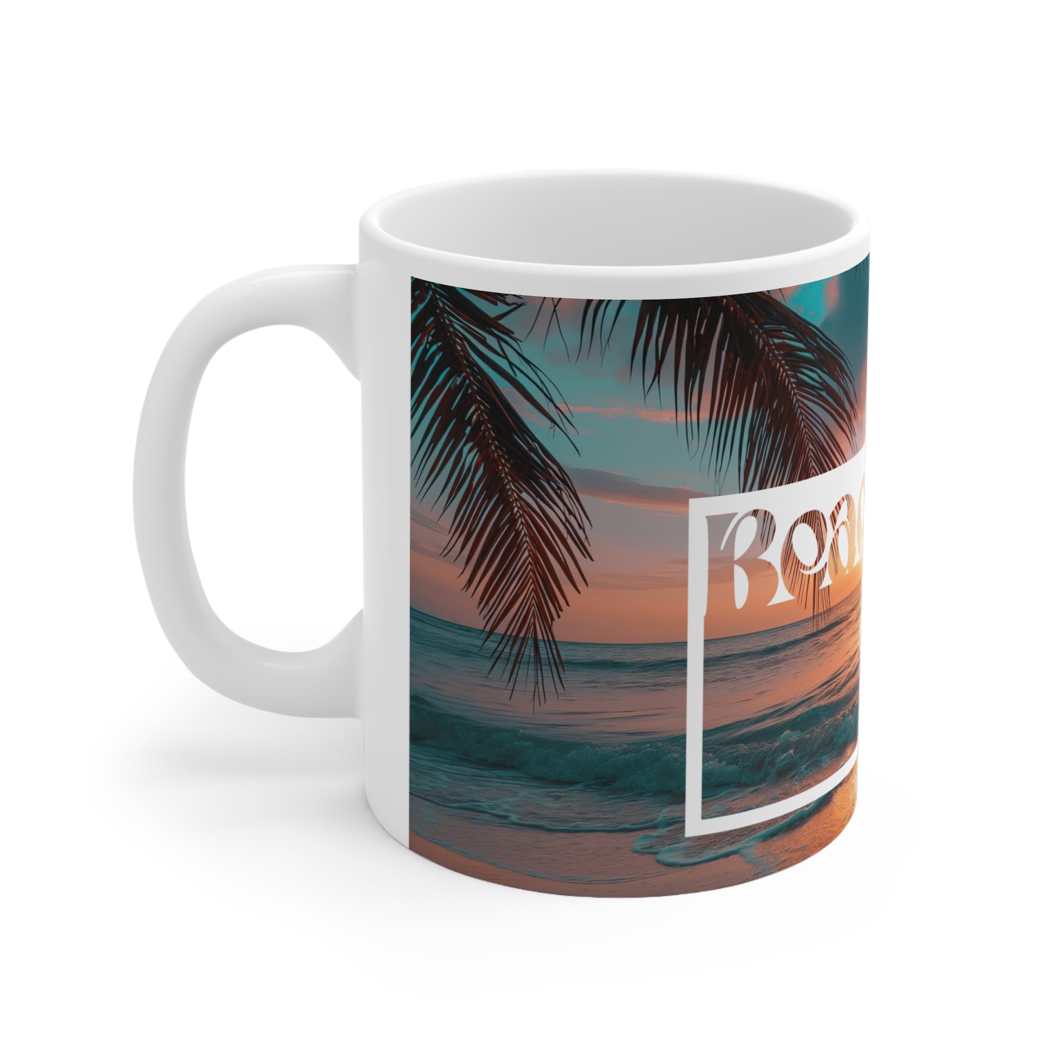 Beach Life Mug — Ceramic Coffee Cup