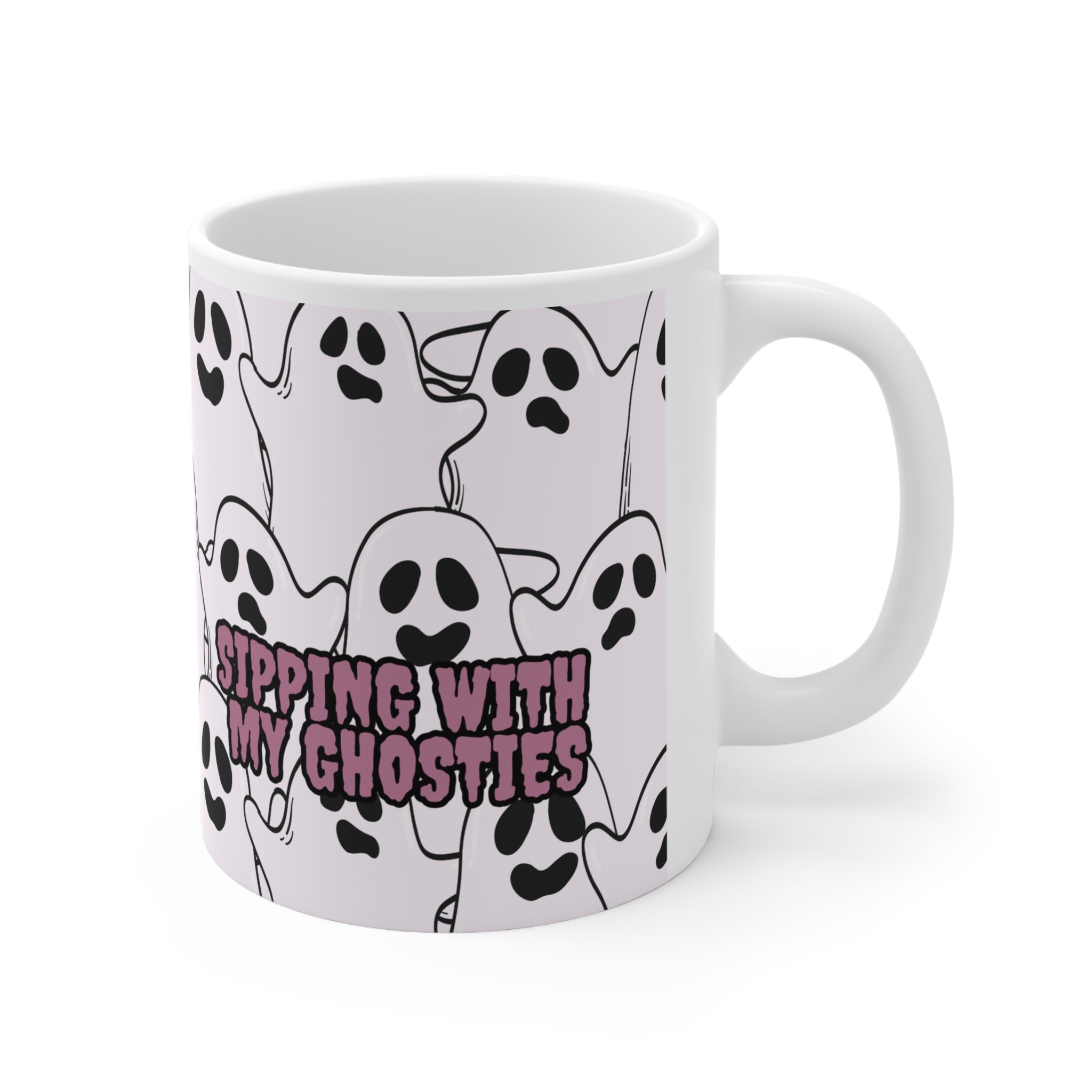 Ghost Fall Coffee Halloween Mug — Ceramic Coffee Cup