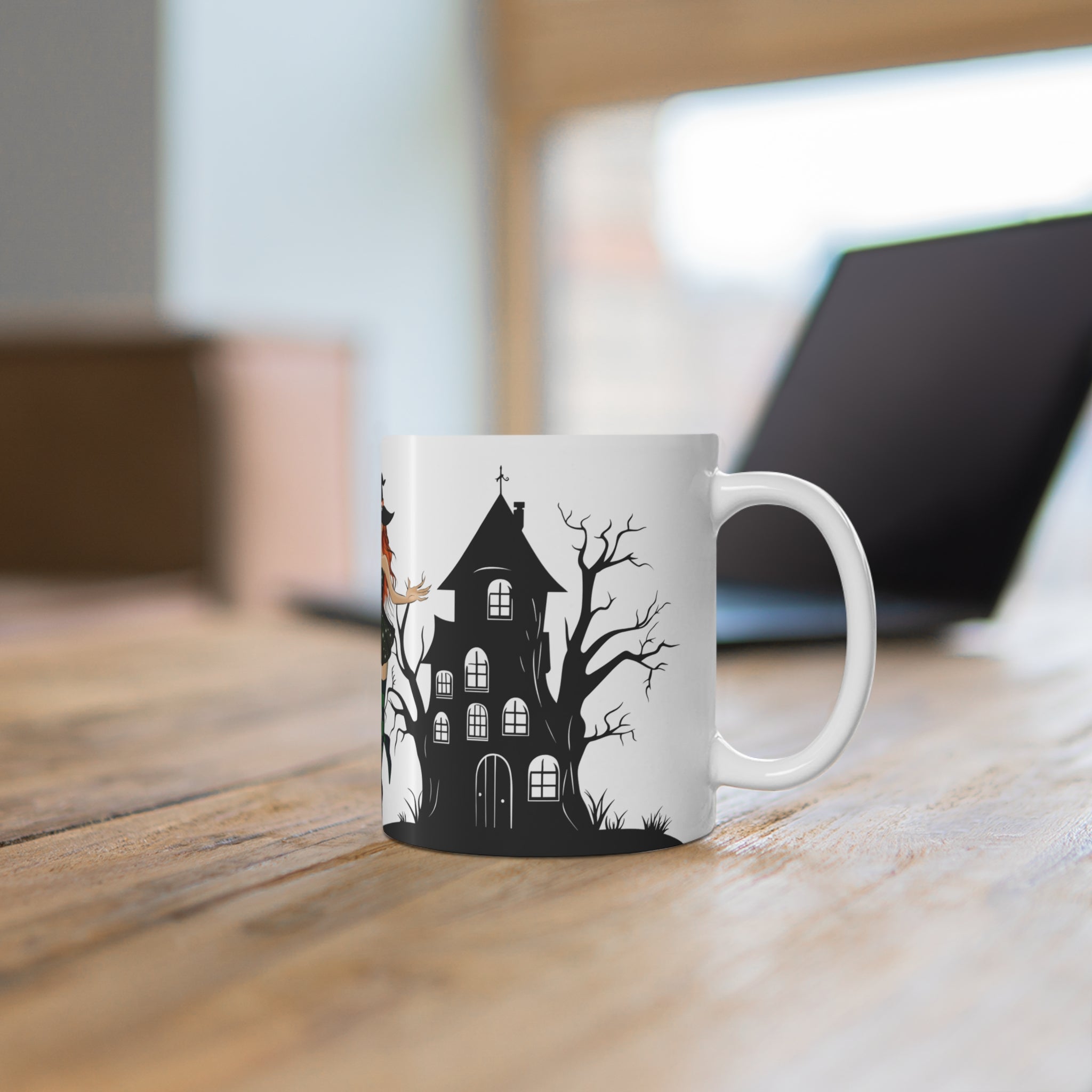Every Witch Needs a Break Coffee Halloween Mug — Ceramic Coffee Cup