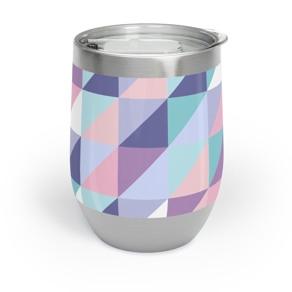 Pastel Chill Wine Tumbler - Colourful Wine Design