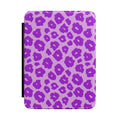 Purple Pink Leopard Print Kindle Case