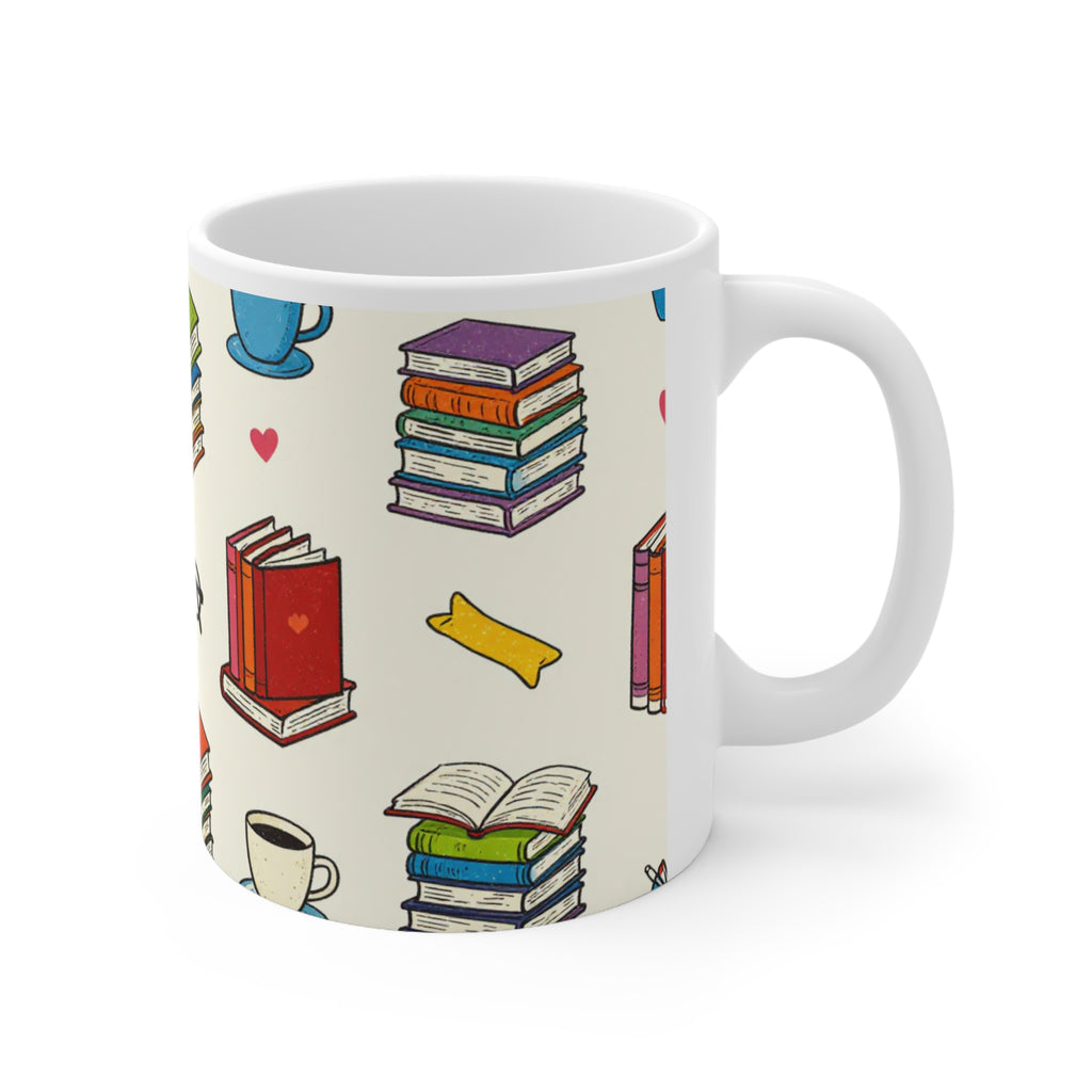 Book Lovers Mug — Ceramic Coffee Cup
