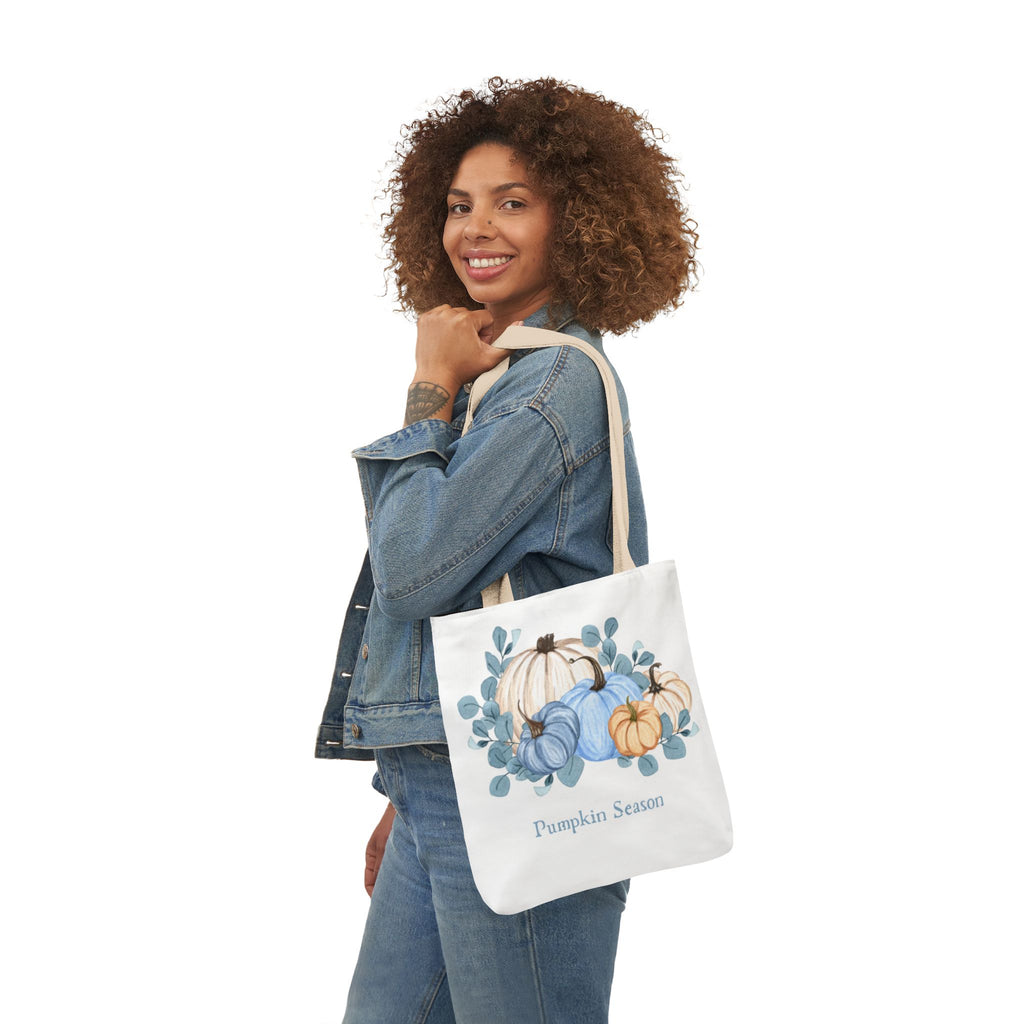 Halloween Canvas Tote Bag — Pumpkin Season Beach-Ready Shopper