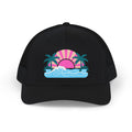 Pastel Beach Vibes Trucker Cap - Black