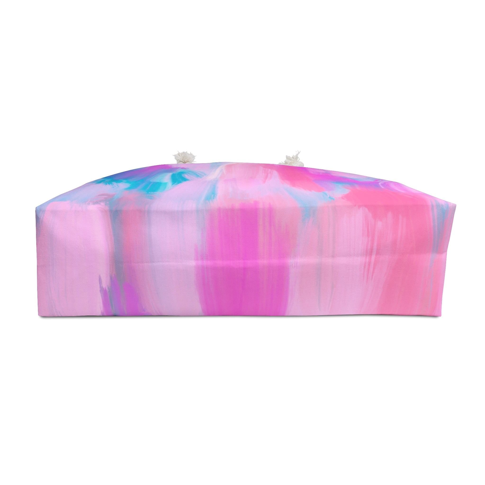 Pastel Abstract Tile Weekender Bag — Large Travel or Beach Tote