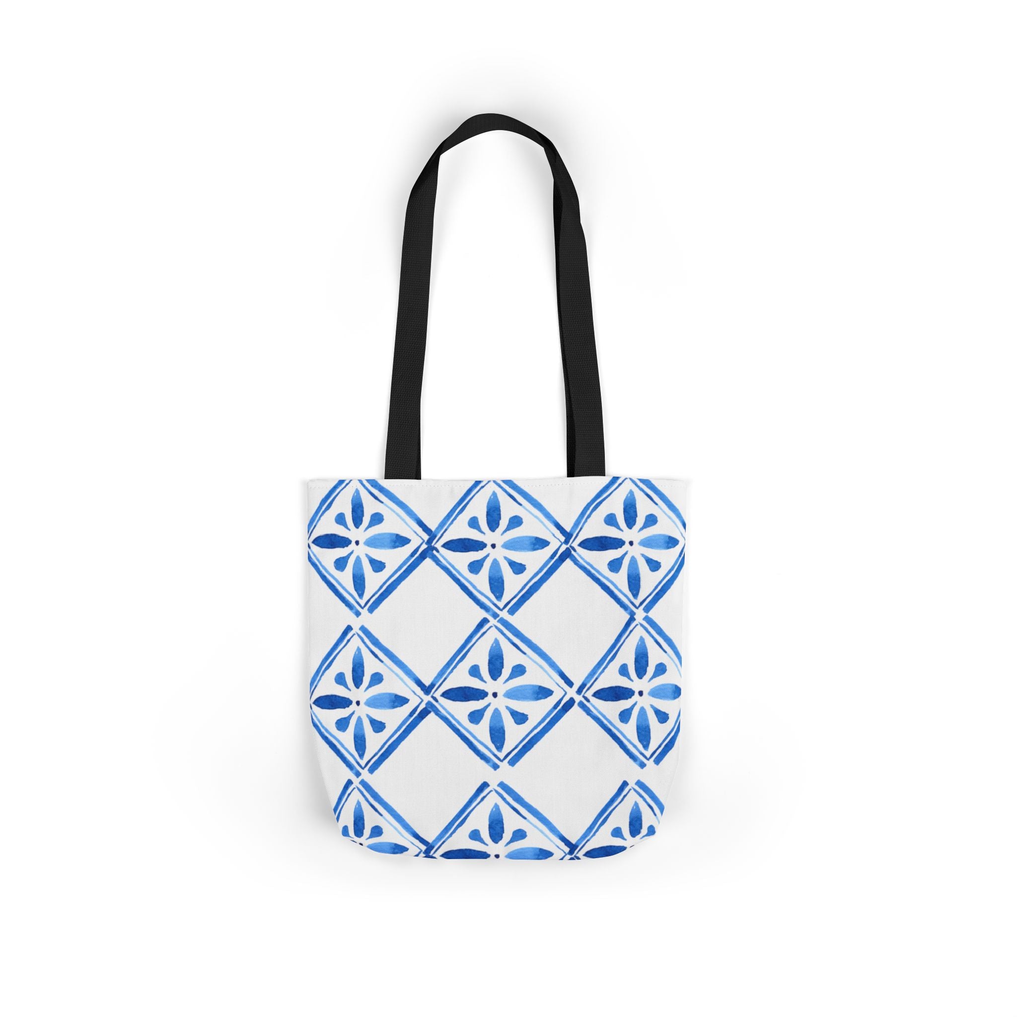 Canvas Tote Bag — Santorini Inspired Beach-Ready Shopper