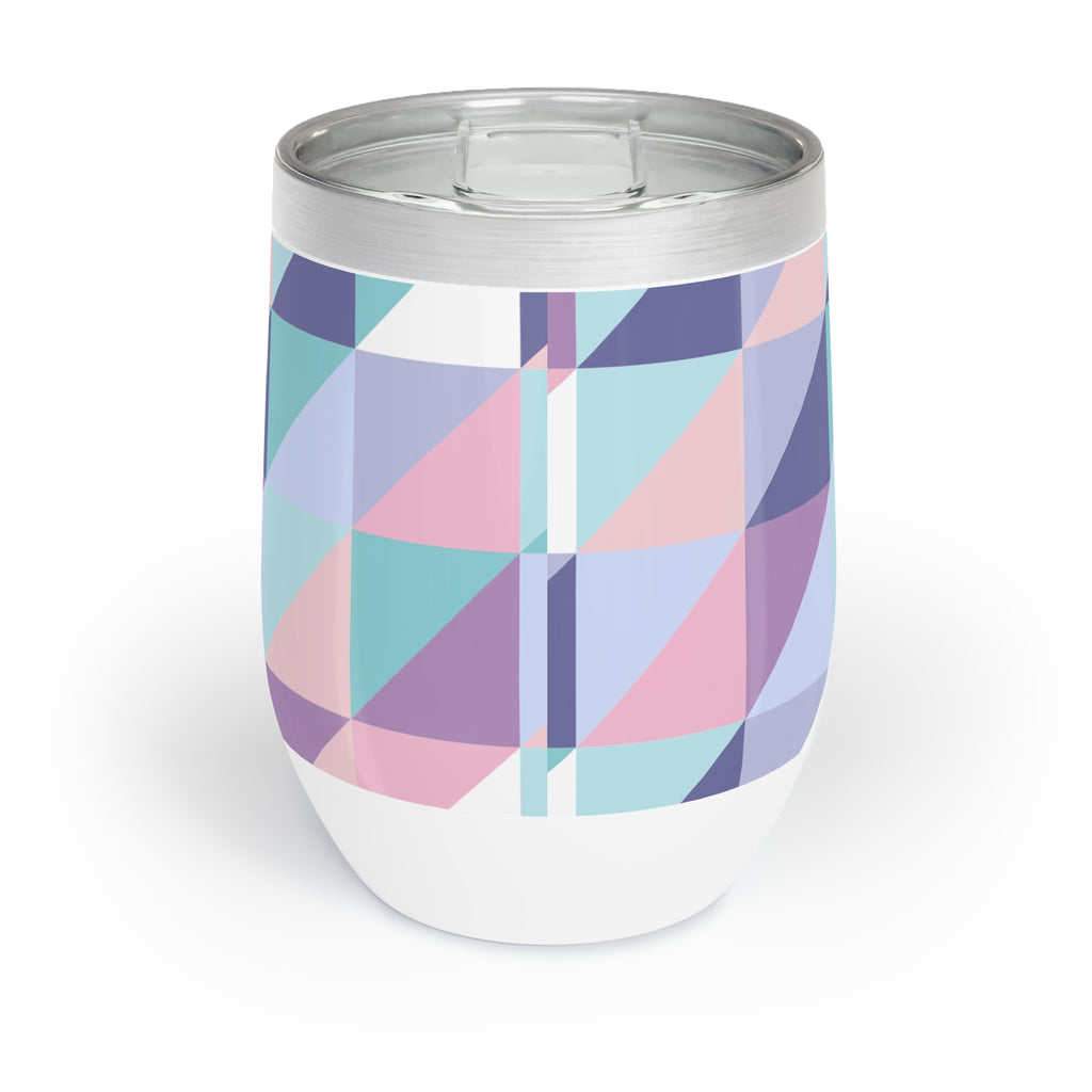 Pastel Chill Wine Tumbler - Colourful Wine Design