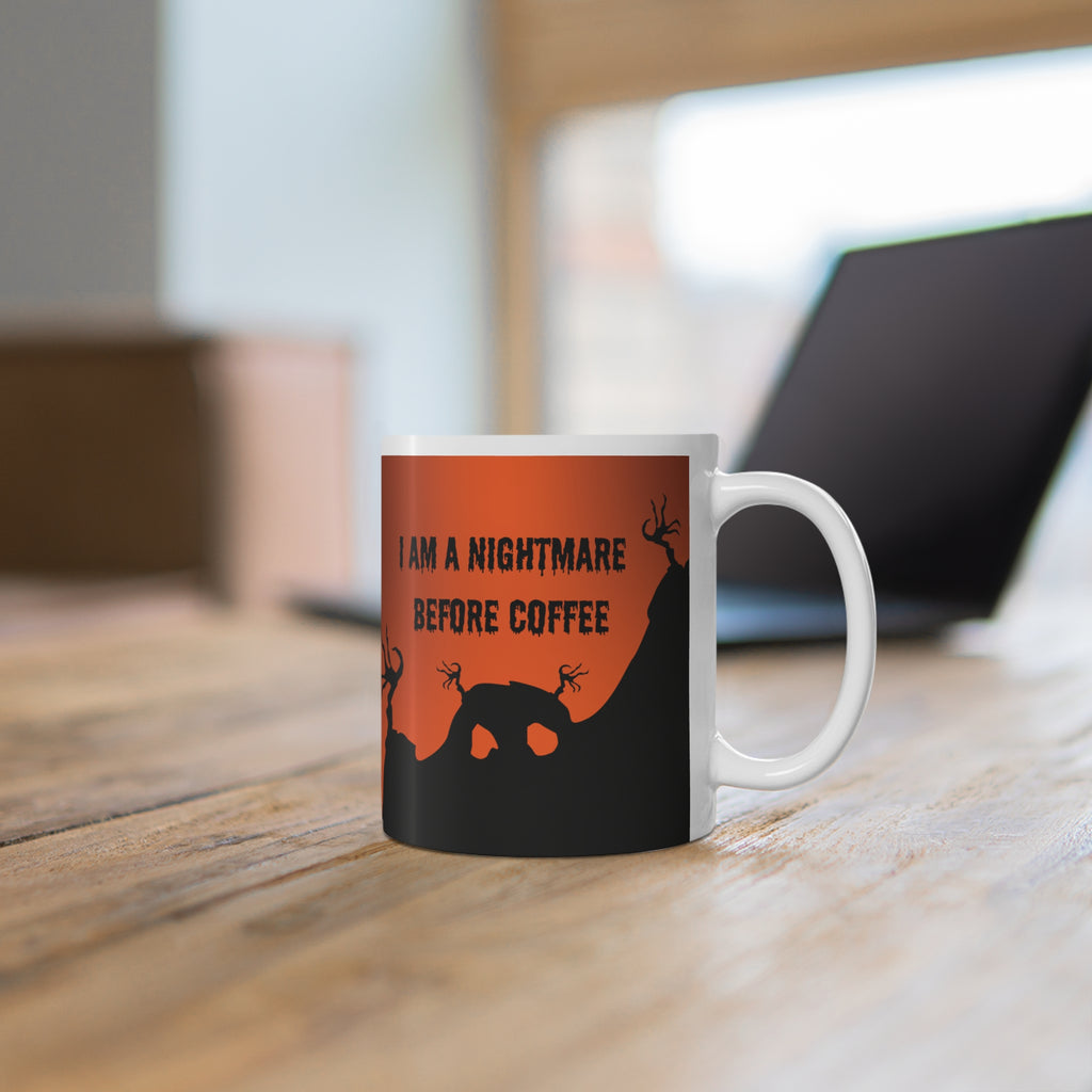 Nightmare Coffee Halloween Mug — Ceramic Coffee Cup