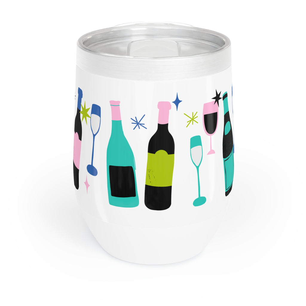 Chill Wine Tumbler - Colourful Wine Design