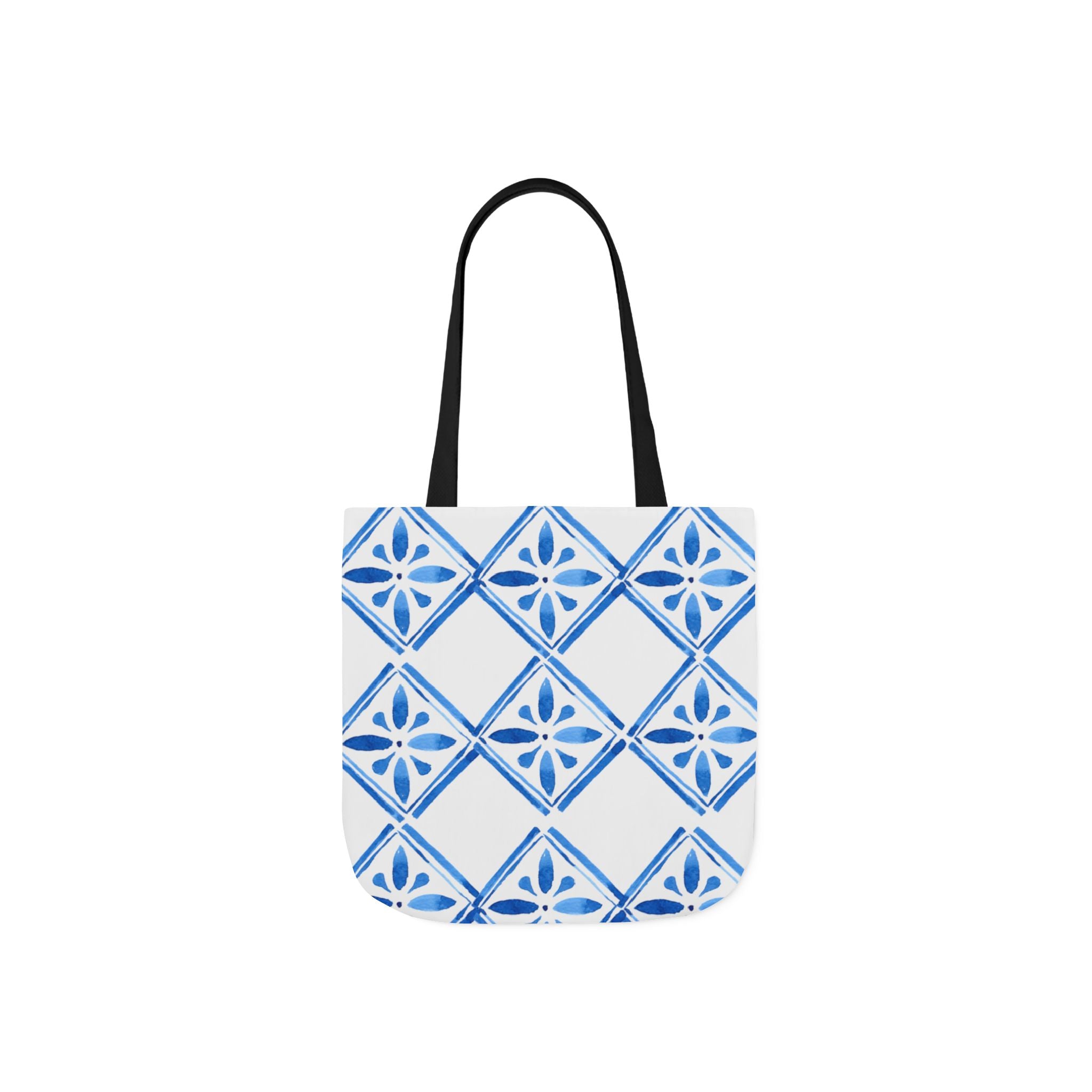 Canvas Tote Bag — Santorini Inspired Beach-Ready Shopper