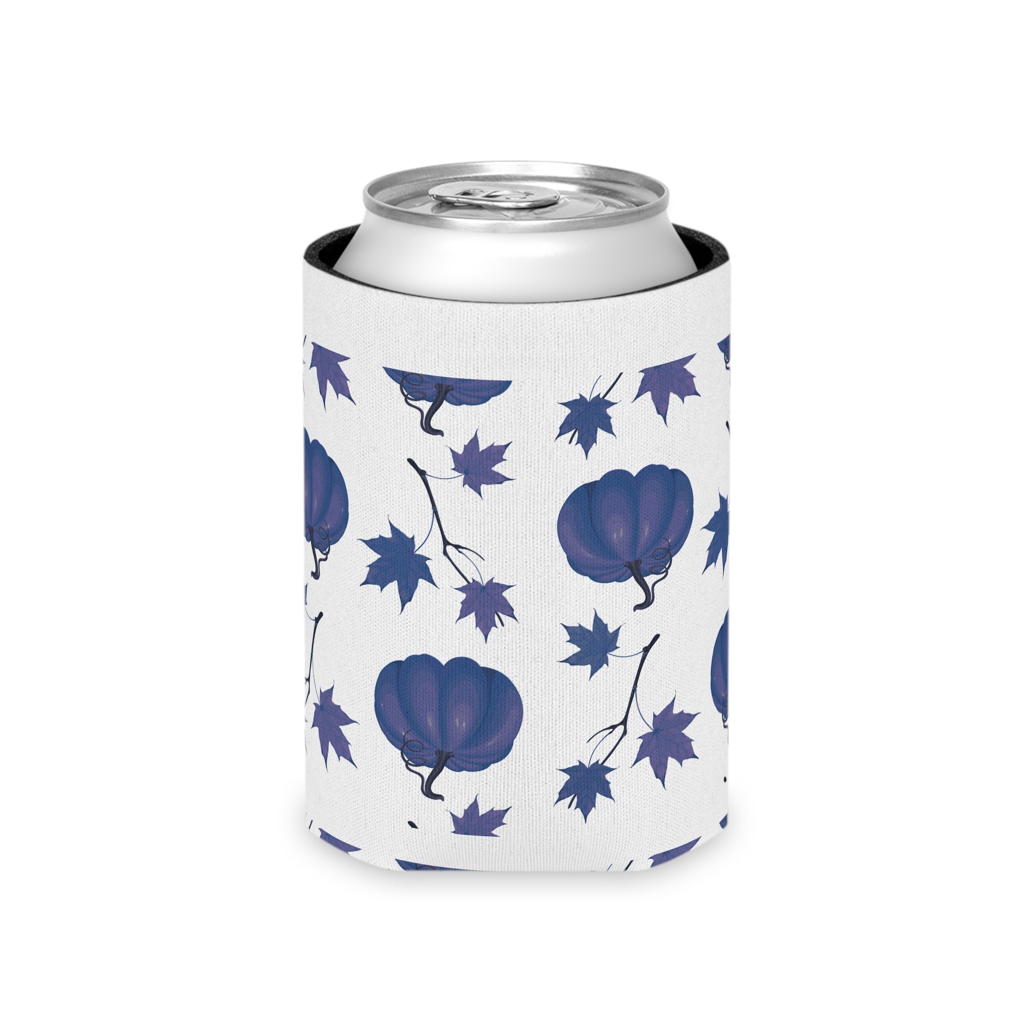 Blue Pumpkin Halloween Can Cooler –Fall Autumn Beverage