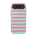 iPhone Case - Pink Green Stripes
