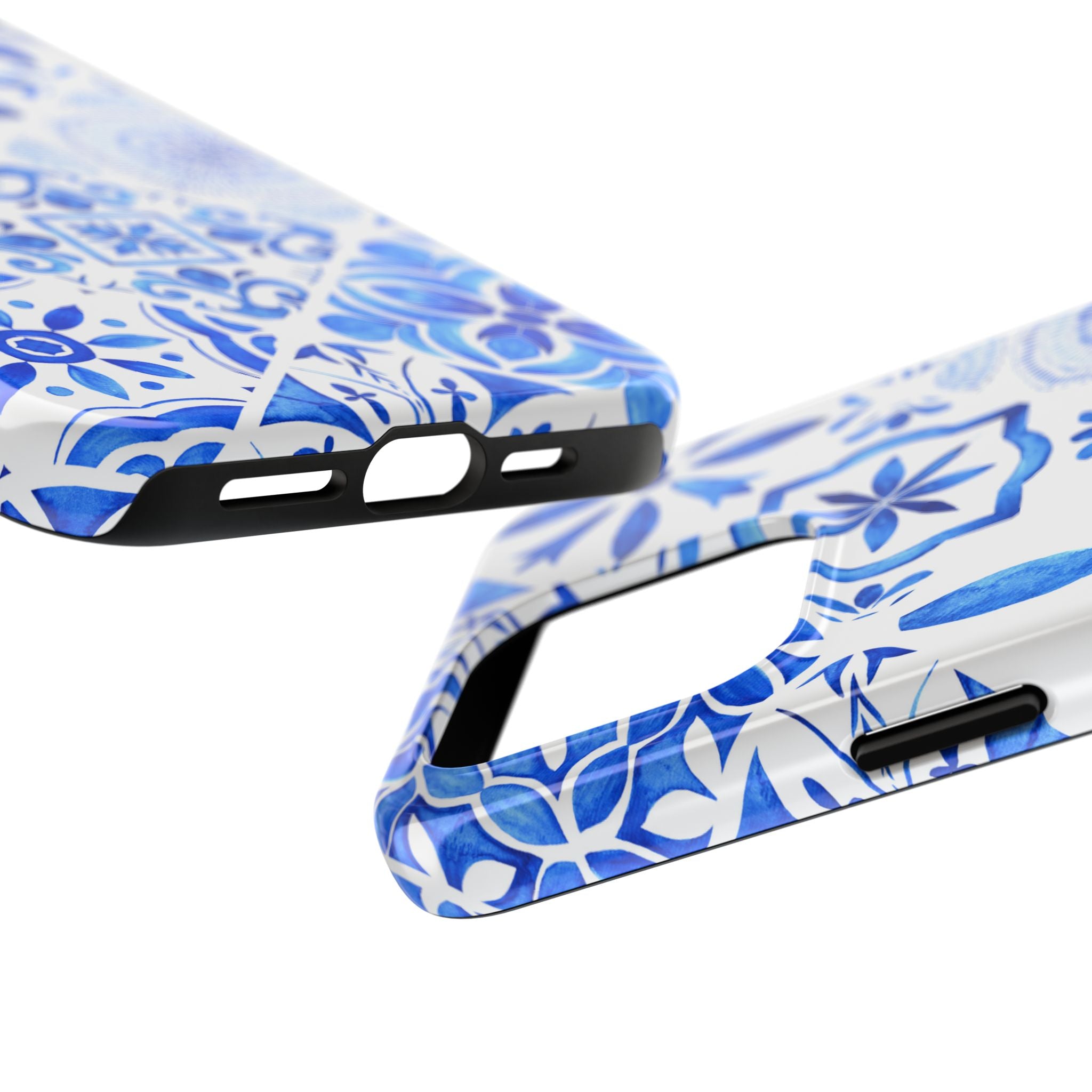 iPhone Case Pastel Santorini Inspired Blue White