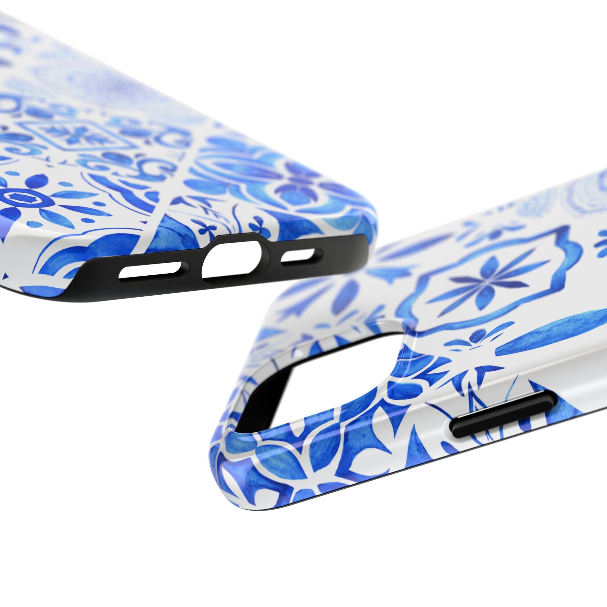 iPhone Case Pastel Santorini Inspired Blue White