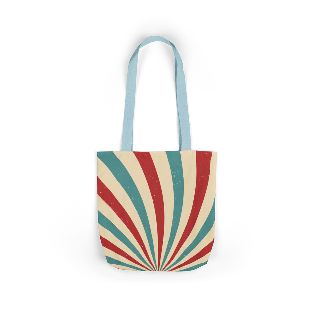 Circus Funhaus Carnival Theme Canvas Tote Bag — Beach-Ready Shopper