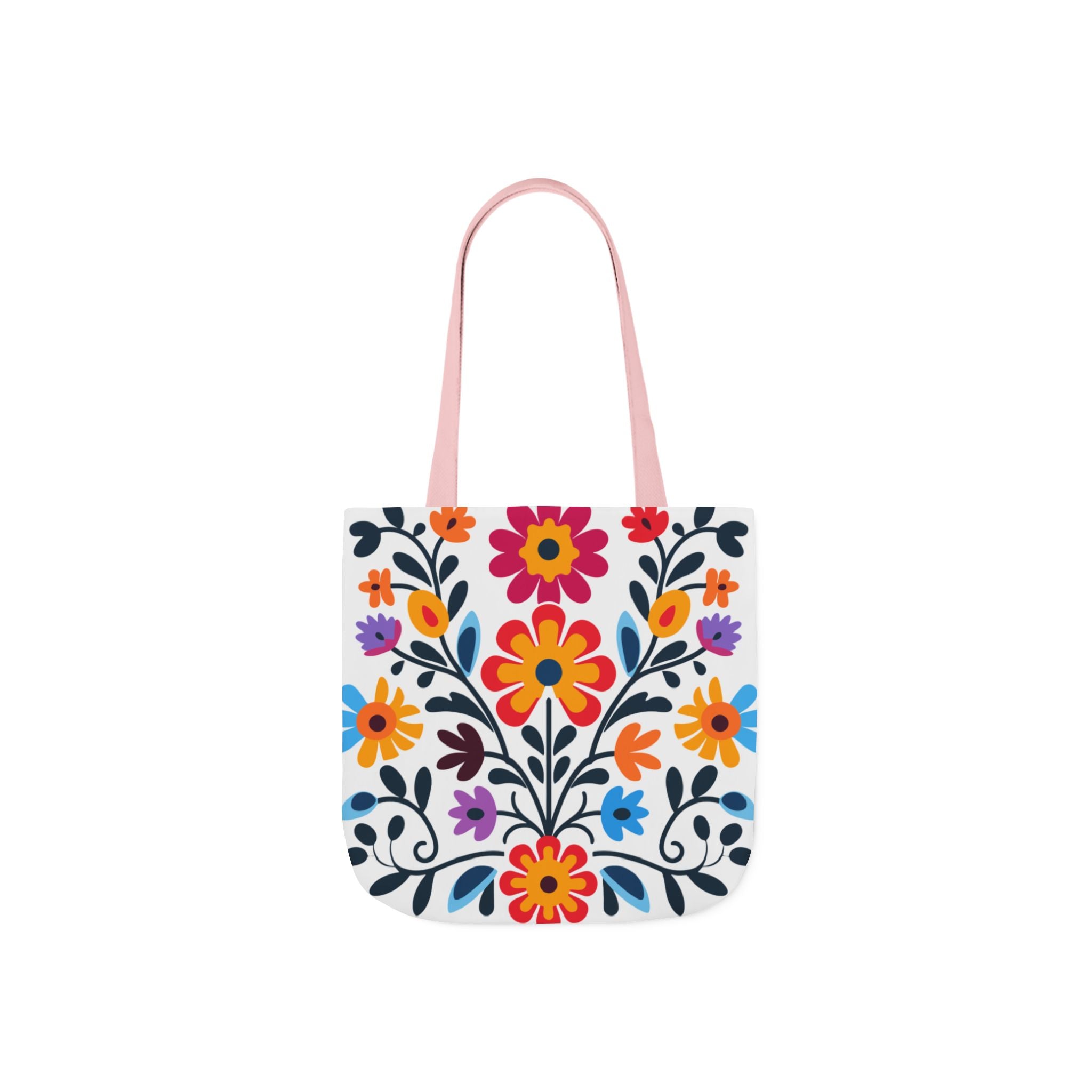 Canvas Tote Bag — Mexican Pattern Beach-Ready Shopper