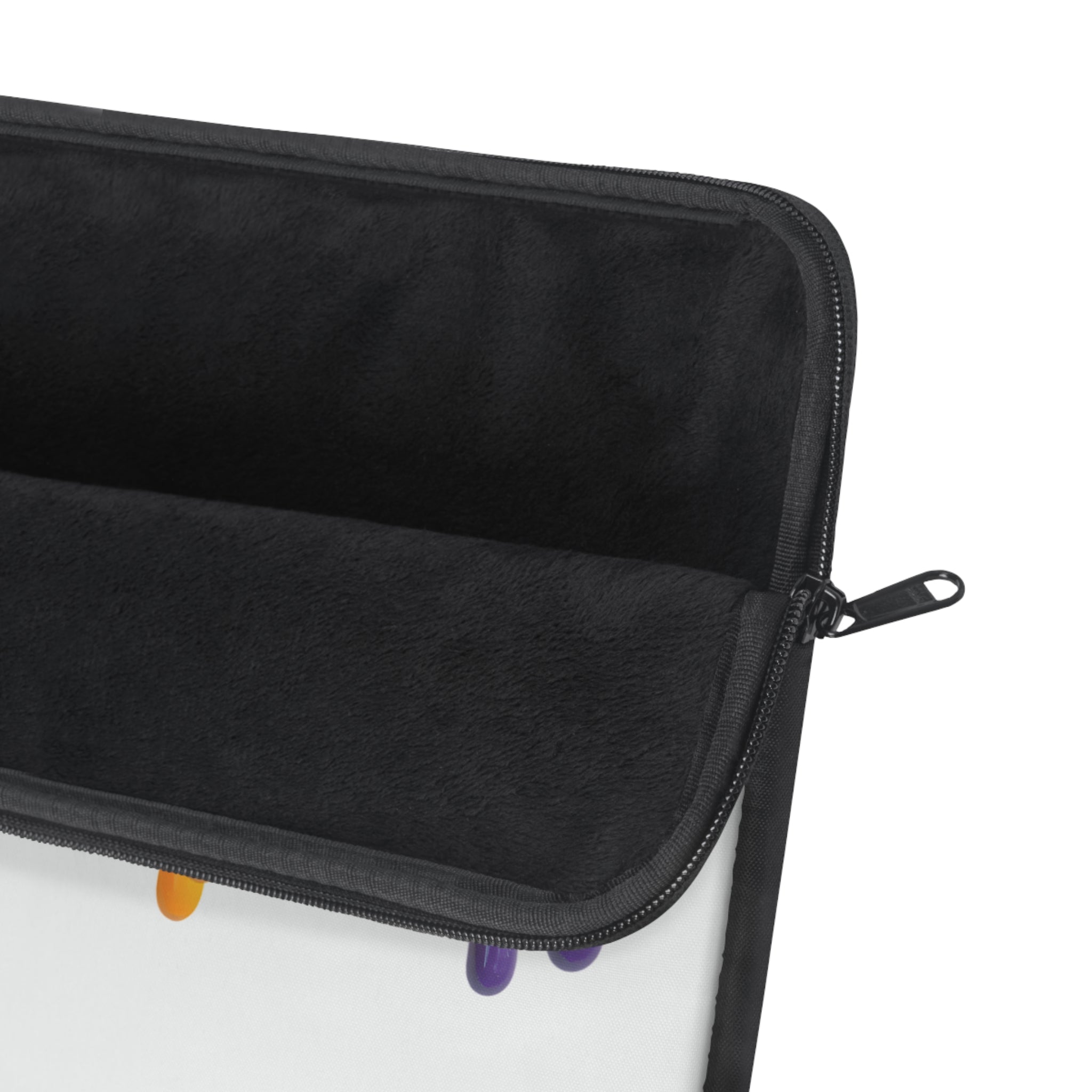 Pastel Drip Paint Laptop Sleeve — Protective Neoprene Cover