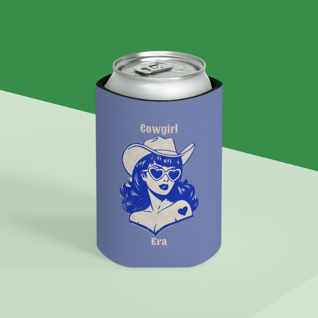 Cowgirl Era Can Cooler –Blue