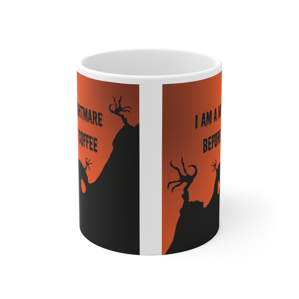Nightmare Coffee Halloween Mug — Ceramic Coffee Cup